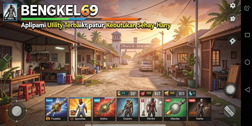 Tampilan antarmuka BENGKEL69 yang modern dan fungsional.