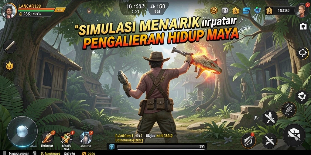 Tampilan gameplay yang realistis di LANCAR138 menunjukkan interaksi karakter yang dinamis.