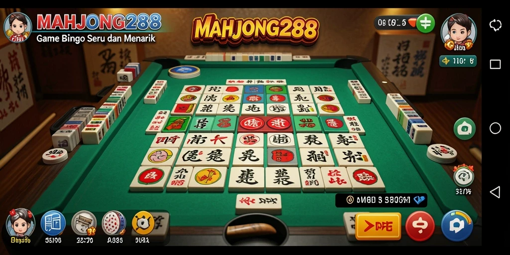 Tampilan gameplay Bingo di MAHJONG288 yang seru dan interaktif.