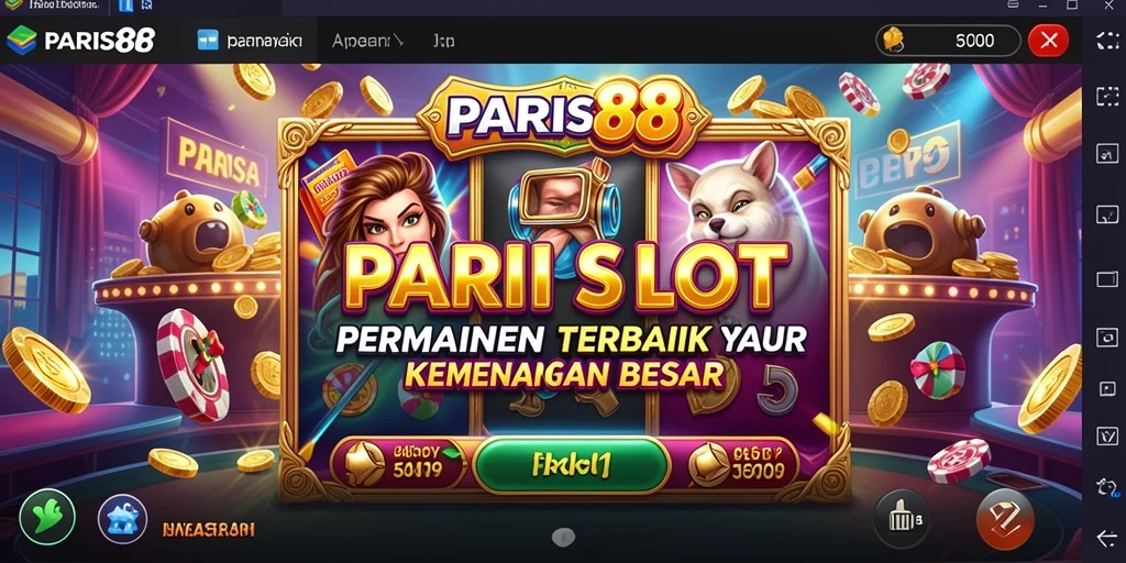Screenshot PARIS88 menunjukkan pengalaman seru bermain Slot.