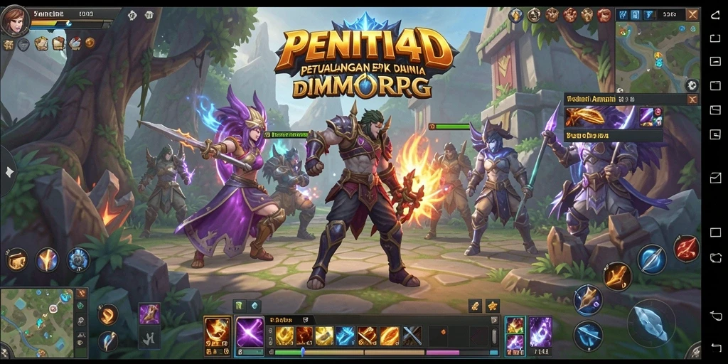 Tampilan gameplay PENITI4D yang menakjubkan dan penuh aksi.