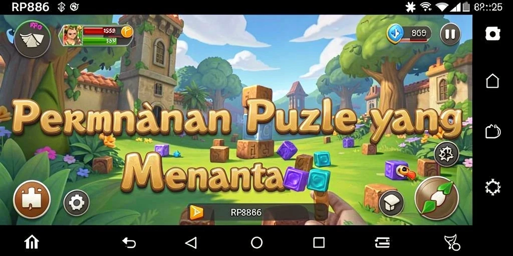 Tampilan gameplay RP886 yang seru dan menantang.