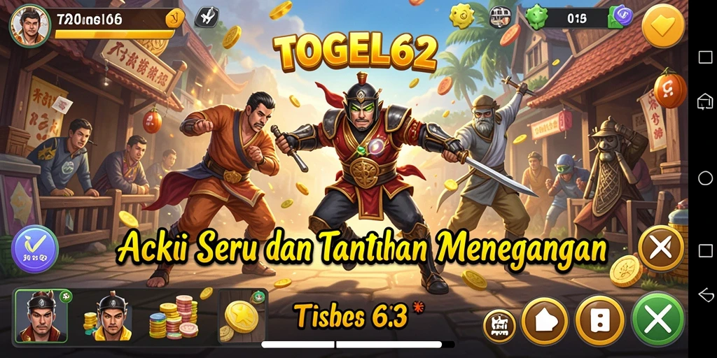 Tampilan seru dari gameplay TOGEL62 yang penuh aksi.